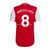Arsenal Dresy Fotbal Odegaard 8 Domácí 2022-2023 Krátký Rukáv