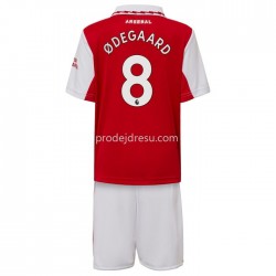 Arsenal Dresy Fotbal Odegaard 8 Dětský Domácí 2022-2023 Krátký Rukáv