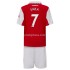 Arsenal Dresy Fotbal Saka 7 Dětský Domácí 2022-2023 Krátký Rukáv