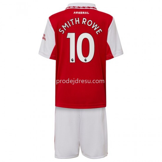 Arsenal Dresy Fotbal Smith Rowe 10 Dětský Domácí 2022-2023 Krátký Rukáv