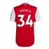 Arsenal Dresy Fotbal Xhaka 34 Domácí 2022-2023 Krátký Rukáv