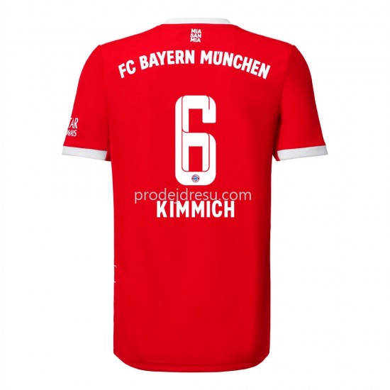 Bayern Mnichov Dresy Fotbal Kimmich 6 Domácí 2022-2023 Krátký Rukáv