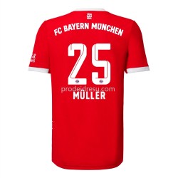 Bayern Mnichov Dresy Fotbal Muller 25 Domácí 2022-2023 Krátký Rukáv