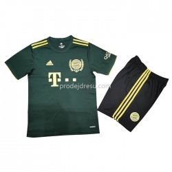 Bayern Mnichov Dresy Fotbal Dětský Domácí 2021-2022 Krátký Rukáv