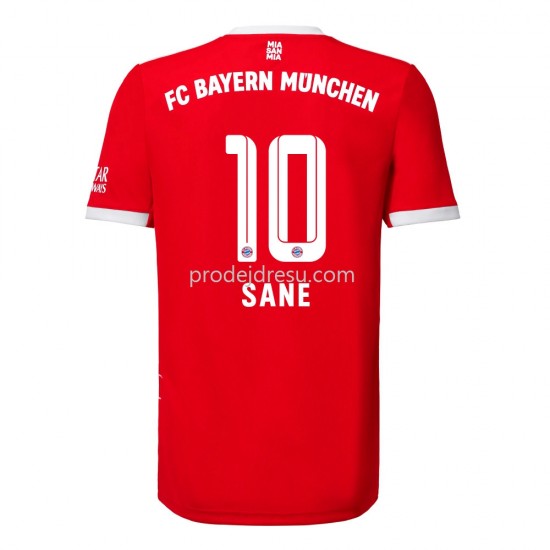 Bayern Mnichov Dresy Fotbal Sane 10 Domácí 2022-2023 Krátký Rukáv