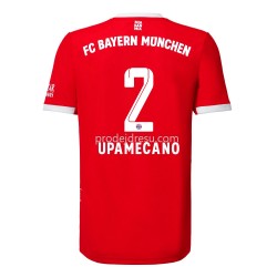 Bayern Mnichov Dresy Fotbal Upamecano 2 Domácí 2022-2023 Krátký Rukáv