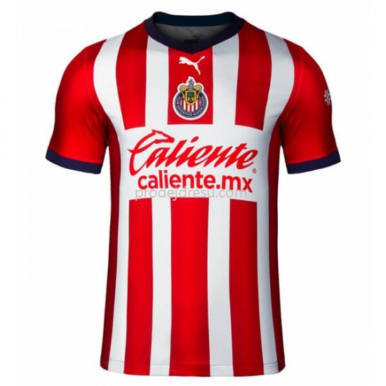 CD Guadalajara Dresy Fotbal Domácí 2022-2023 Krátký Rukáv