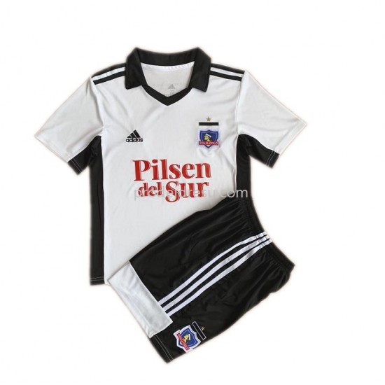 Colo-Colo Dresy Fotbal Dětský Domácí 2022 Krátký Rukáv