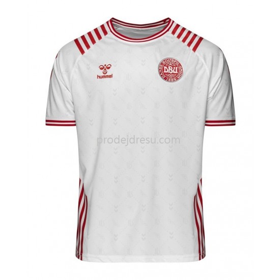 Dánsko Dresy Fotbal Venkovní World Cup 2022 Krátký Rukáv