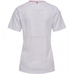 Dánsko Dresy Fotbal Žena Venkovní 2022 Krátký Rukáv