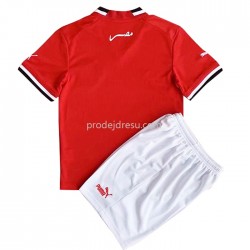 Egypt Dresy Fotbal Dětský Domácí 2022 Krátký Rukáv