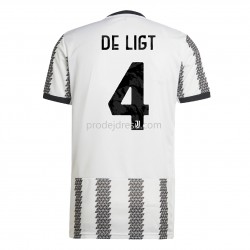 Juventus Dresy Fotbal De Ligt 4 Domácí 2022-2023 Krátký Rukáv