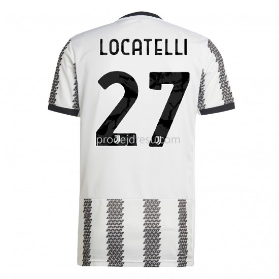 Juventus Dresy Fotbal Locatelli 27 Domácí 2022-2023 Krátký Rukáv