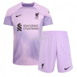 Liverpool Dresy Fotbal Brankářské Dětský Domácí 2022-2023 Krátký Rukáv