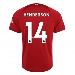 Liverpool Dresy Fotbal Henderson 14 Domácí 2022-2023 Krátký Rukáv