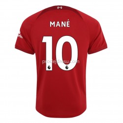 Liverpool Dresy Fotbal Mane 10 Domácí 2022-2023 Krátký Rukáv