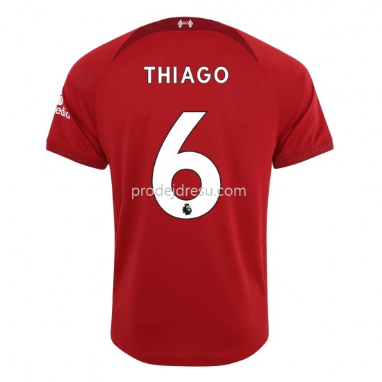 Liverpool Dresy Fotbal Thiago 6 Domácí 2022-2023 Krátký Rukáv