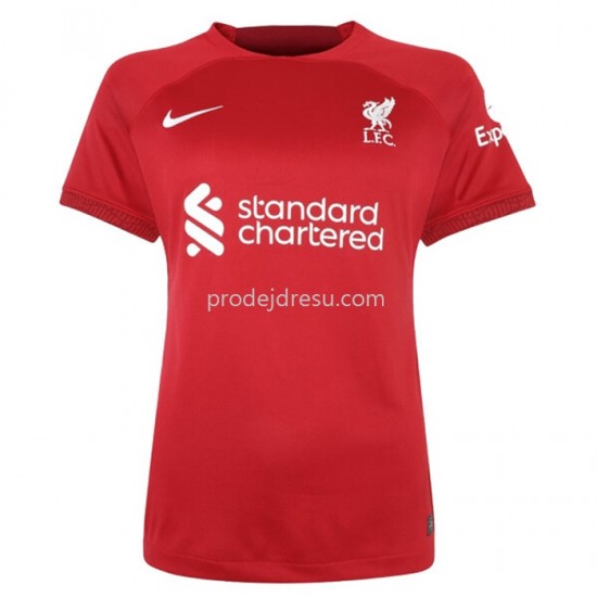 Liverpool Dresy Fotbal Žena Domácí 2022-2023 Krátký Rukáv