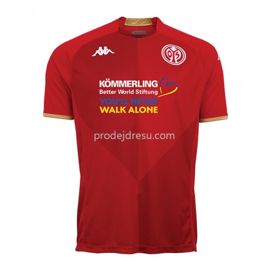 Mainz 5 Dresy Fotbal Domácí 2022-2023 Krátký Rukáv