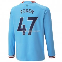 Manchester City Dresy Fotbal Foden 47 Domácí 2022-2023 Dlouhý rukáv