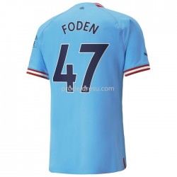 Manchester City Dresy Fotbal Foden 47 Domácí 2022-2023 Krátký Rukáv