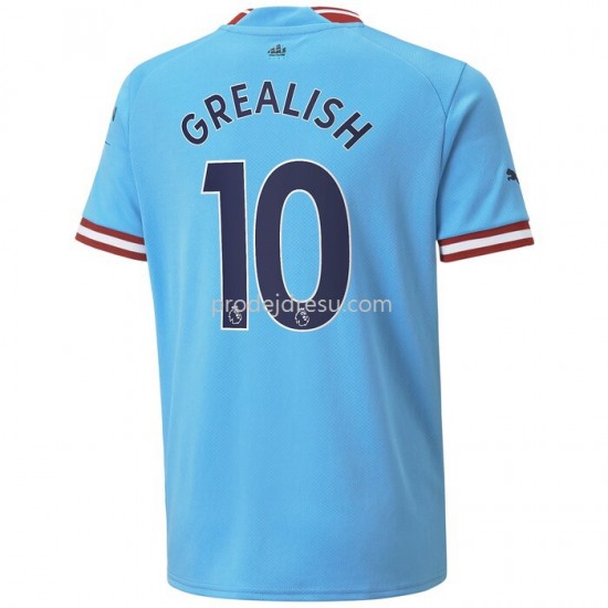 Manchester City Dresy Fotbal Grealish 10 Domácí 2022-2023 Krátký Rukáv