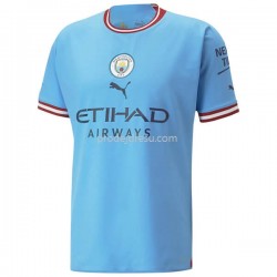 Manchester City Dresy Fotbal Domácí 2022-2023 Krátký Rukáv