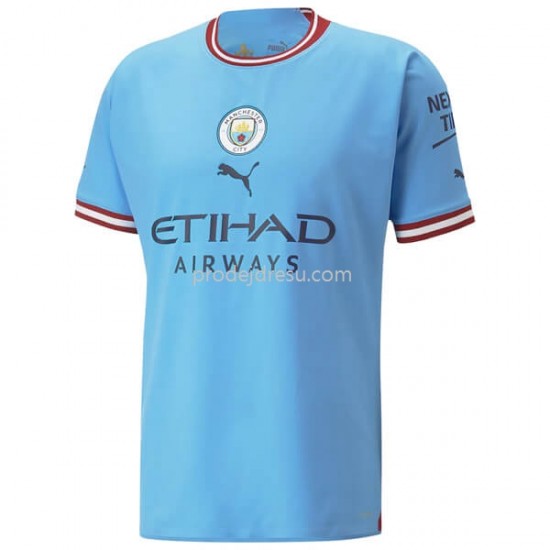Manchester City Dresy Fotbal Domácí 2022-2023 Krátký Rukáv