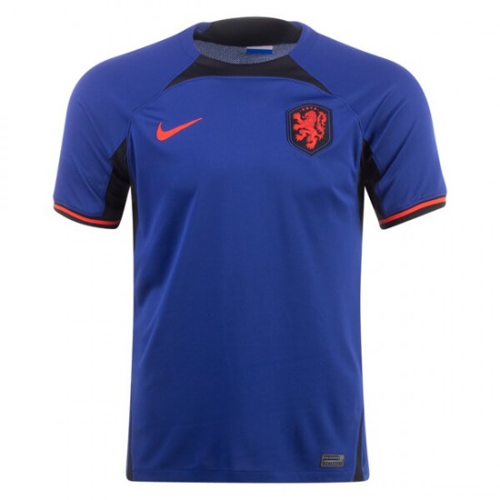 Nizozemsko Dresy Fotbal Venkovní World Cup 2022 Krátký Rukáv