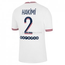 Paris Saint-Germain Dresy Fotbal Hakimi 2 Čtvrtý 2021-2022 Krátký Rukáv