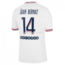 Paris Saint-Germain Dresy Fotbal Juan Bernat 14 Čtvrtý 2021-2022 Krátký Rukáv