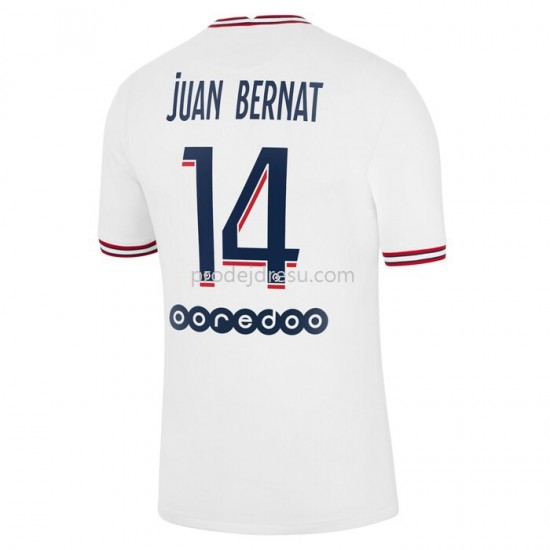 Paris Saint-Germain Dresy Fotbal Juan Bernat 14 Čtvrtý 2021-2022 Krátký Rukáv