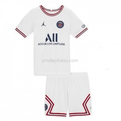 Paris Saint-Germain Dresy Fotbal Dětský Čtvrtý 2021-2022 Krátký Rukáv