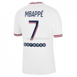 Paris Saint-Germain Dresy Fotbal Kylian Mbappe 7 Čtvrtý 2021-2022 Krátký Rukáv