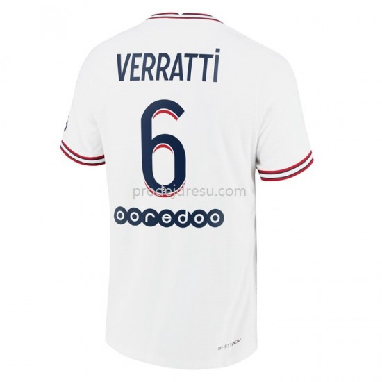 Paris Saint-Germain Dresy Fotbal Marco Verratti 6 Čtvrtý 2021-2022 Krátký Rukáv