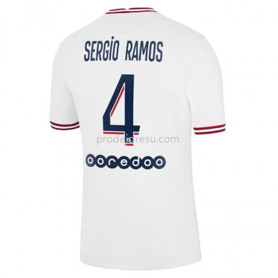 Paris Saint-Germain Dresy Fotbal Sergio Ramos 4 Čtvrtý 2021-2022 Krátký Rukáv