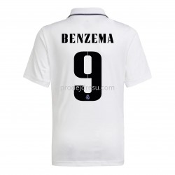 Real Madrid Dresy Fotbal Benzema 9 Domácí 2022-2023 Krátký Rukáv