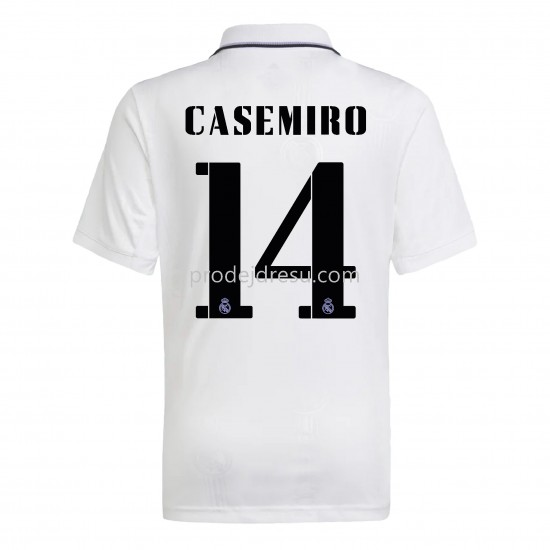 Real Madrid Dresy Fotbal Casemiro 14 Domácí 2022-2023 Krátký Rukáv