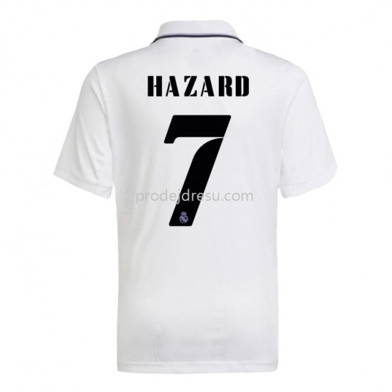 Real Madrid Dresy Fotbal Hazard 7 Domácí 2022-2023 Krátký Rukáv