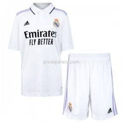 Real Madrid Dresy Fotbal Dětský Domácí 2022-2023 Krátký Rukáv