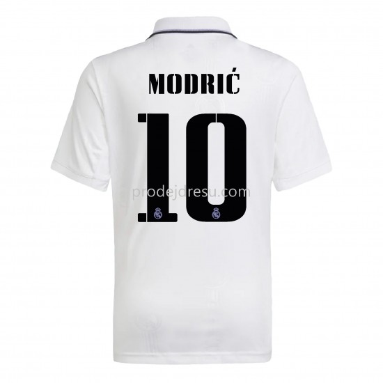 Real Madrid Dresy Fotbal Modrić 10 Domácí 2022-2023 Krátký Rukáv