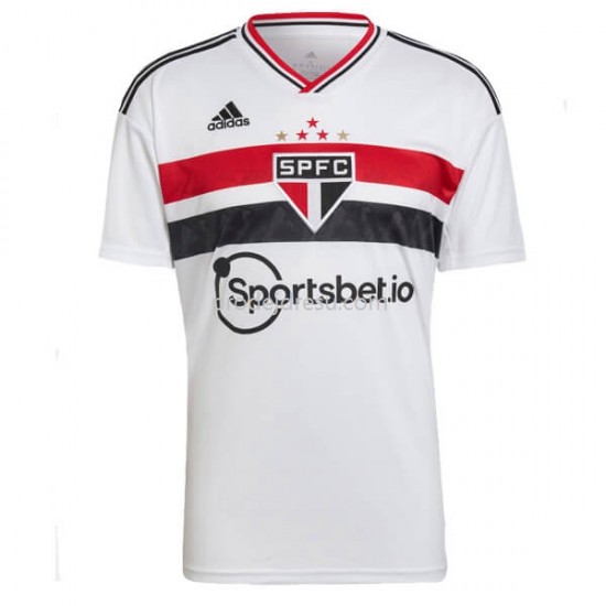 Sao Paulo Dresy Fotbal Domácí 2022-2023 Krátký Rukáv