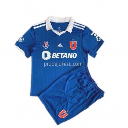 Universidad de Chile Dresy Fotbal Dětský Domácí 2022 Krátký Rukáv