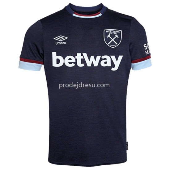 West Ham United Dresy Fotbal Alternativní 2021-2022 Krátký Rukáv