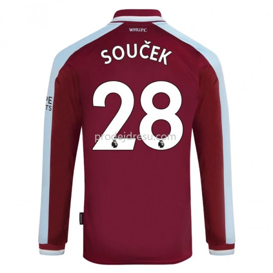 West Ham United Dresy Fotbal Tomas Domácí 2021-2022 Dlouhý rukáv