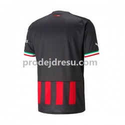 AC Milán Dresy Fotbal Muž Domácí 2022-2023 Krátký rukáv