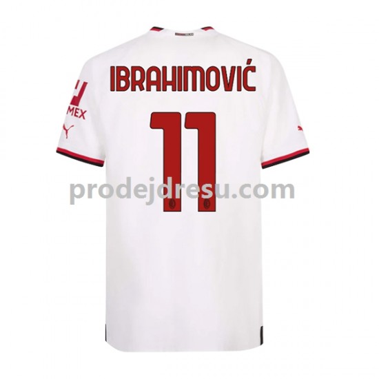 AC Milán Dresy Fotbal Ibrahimović 11 Muž Venkovní 2022-2023 Krátký rukáv