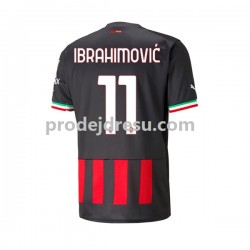 AC Milán Dresy Fotbal Ibrahimović 11 Muž Domácí 2022-2023 Krátký rukáv