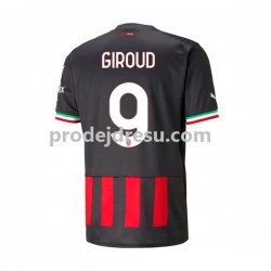 AC Milán Dresy Fotbal Olivier Giroud 9 Muž Domácí 2022-2023 Krátký rukáv