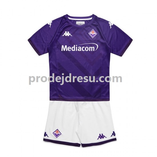 ACF Fiorentina Dresy Fotbal Dětský Domácí 2022-2023 Krátký rukáv